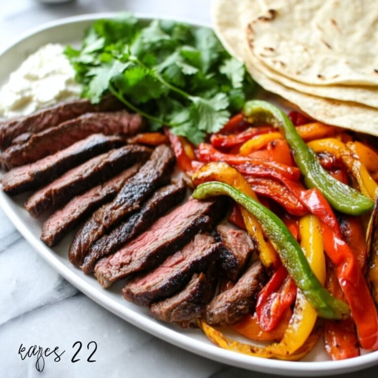 Sizzling Steak Fajitas Recipe