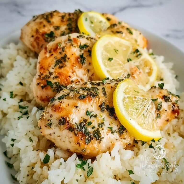 Easy Lemon Herb Chicken and Rice for a Burst of Flavor Recipe