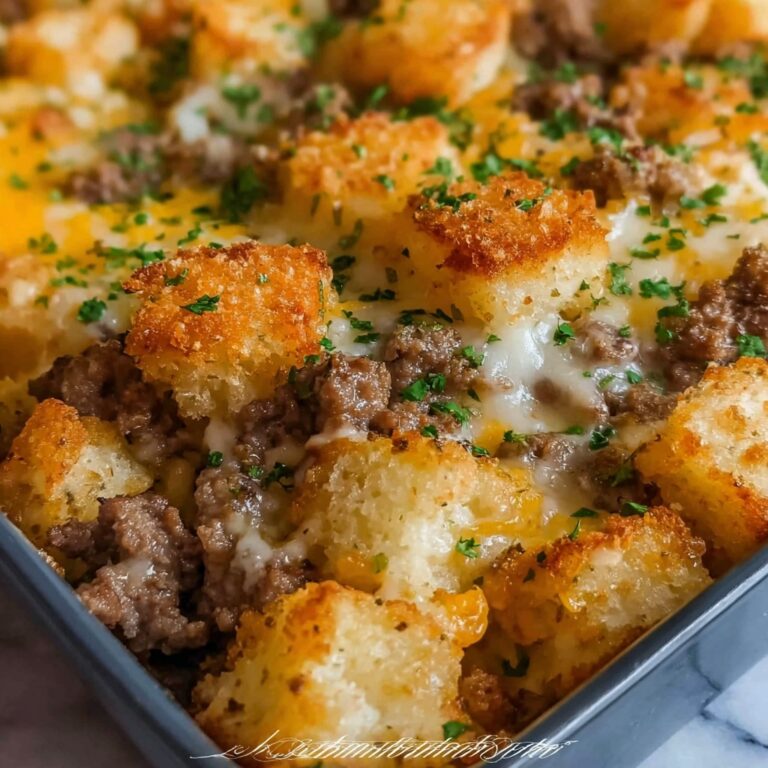 Tater Tot Casserole with Ground Beef Recipe