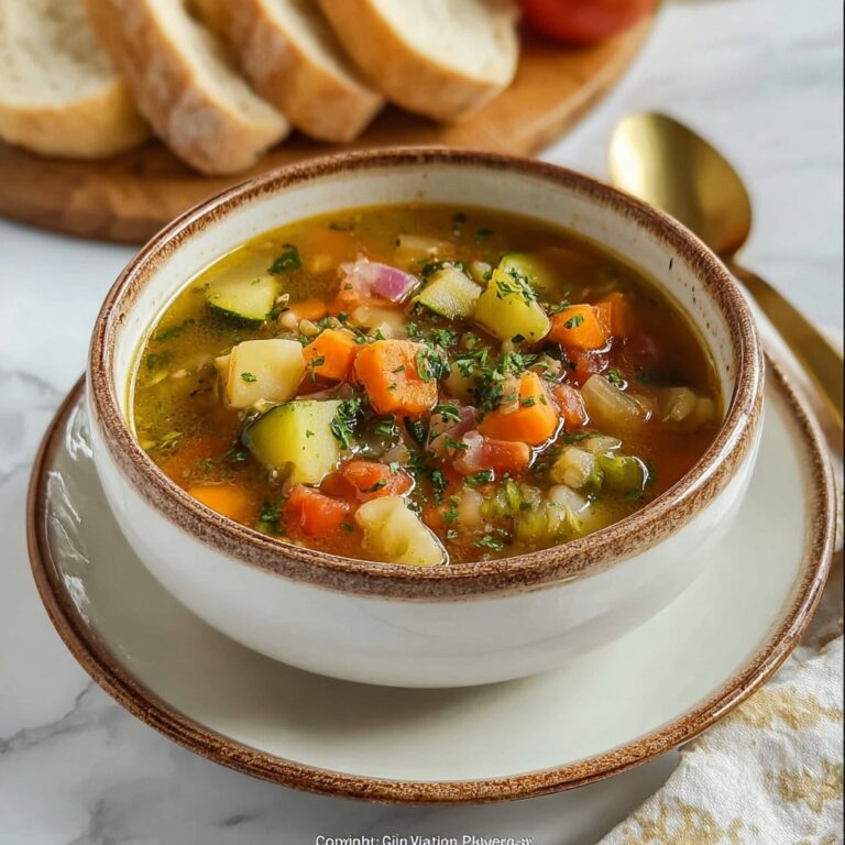 One-Pot Guilt-Free Vegetable Soup Recipe