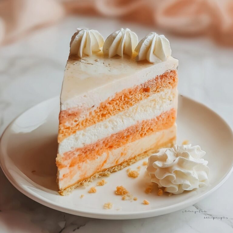 No Bake Orange Creamsicle Cheesecake Recipe
